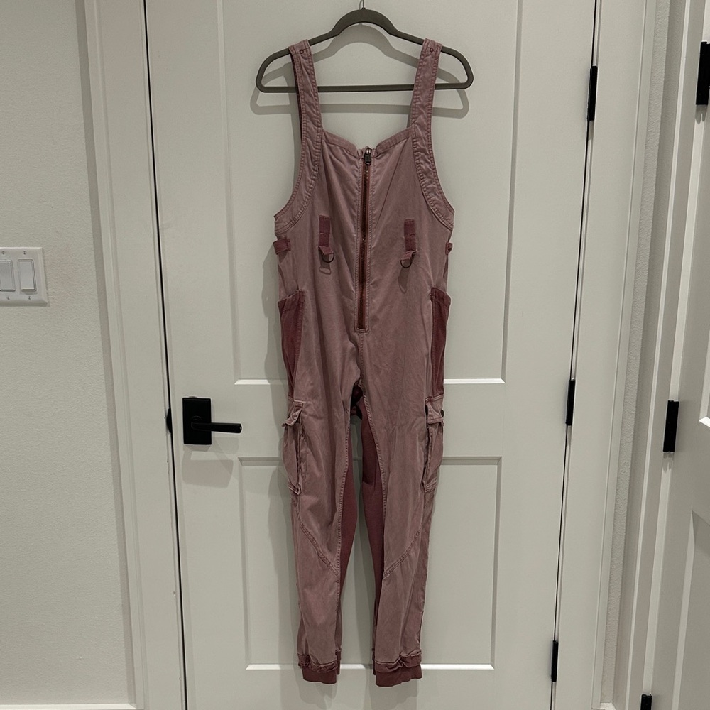 FP Movement by Free People Mauve Jumpsuit with Pockets